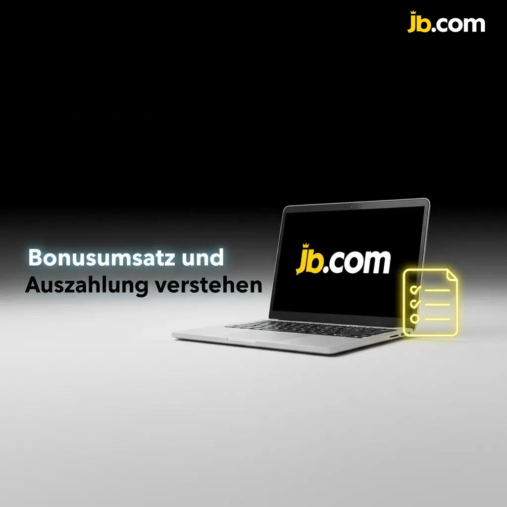 Grafik: JB Casino Bonusumsatz & Auszahlung – erst Echtgeld, dann Bonus; Umsatzfrist, Max‑Einsatz, Spielgewichtung, KYC.