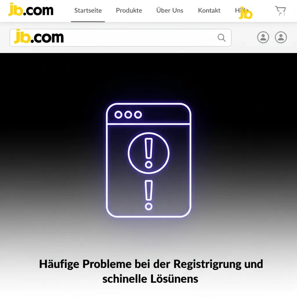Infografik: Häufige Registrierungsprobleme mit schnellen Lösungen: E‑Mail, Telefon, Dokumente, Zahlung, bestehendes Konto.