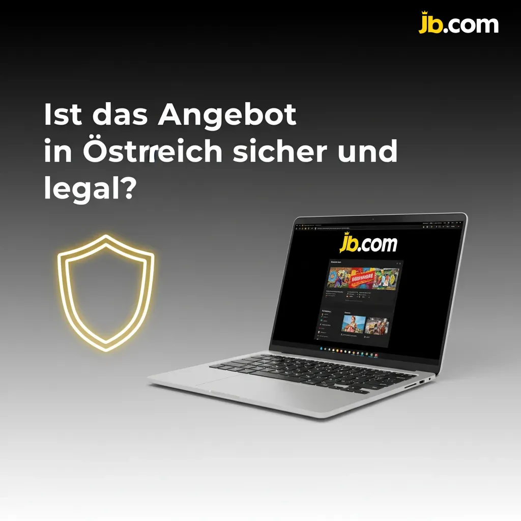 Schild mit Häkchen und Österreich-Flagge; Hinweis auf gültige Lizenz, Datenschutz und KYC/AML-konformen Spielerschutz.