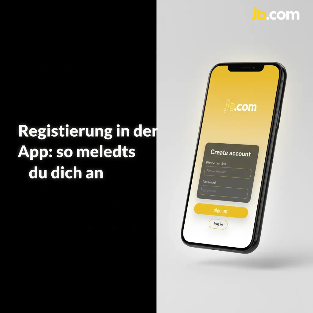 Smartphone zeigt Schritte zur App-Registrierung: E-Mail, Handy, Passwort, Wohnsitz AT, EUR, Limits, Code, Profil, Ausweis.