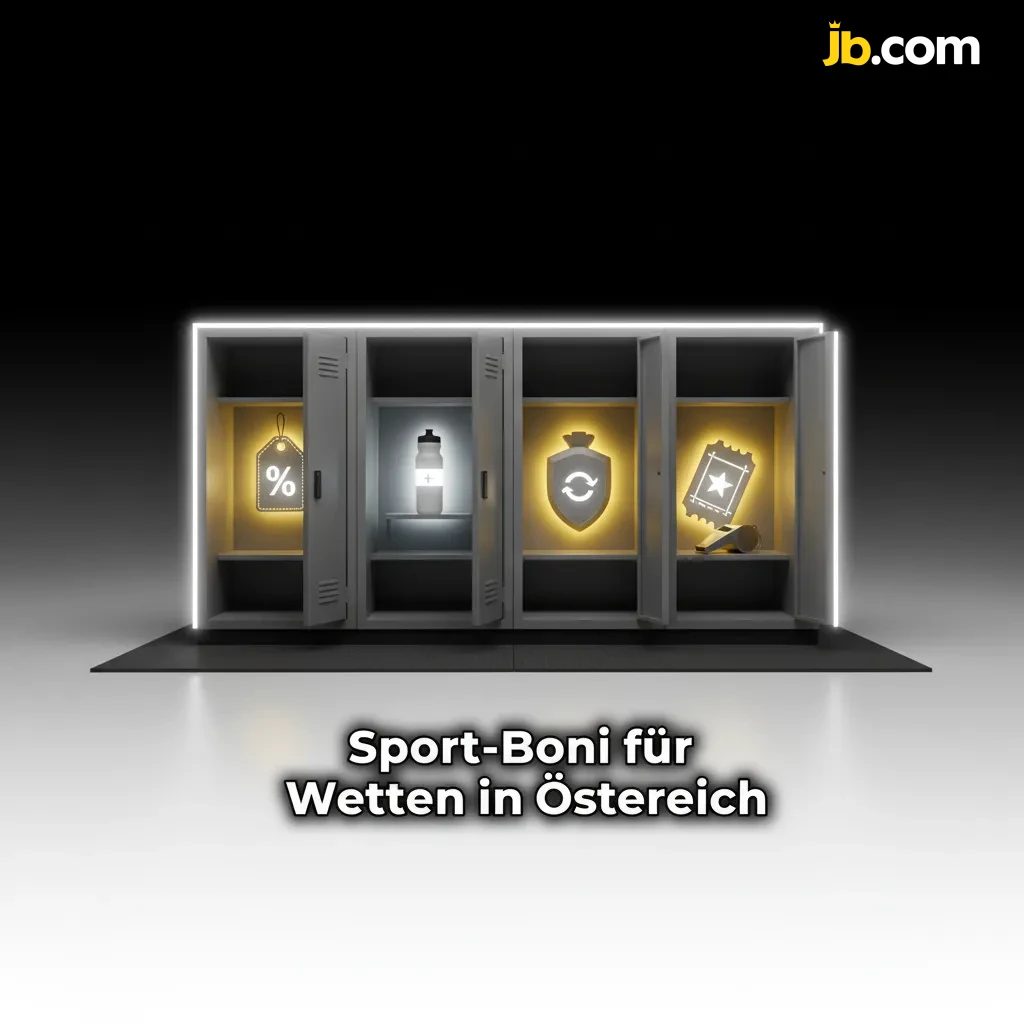 Übersicht Sport-Boni in Österreich: Kombi-Boost, Live-Gratiswette, wöchentlicher Cashback und E-Sport Spezial.