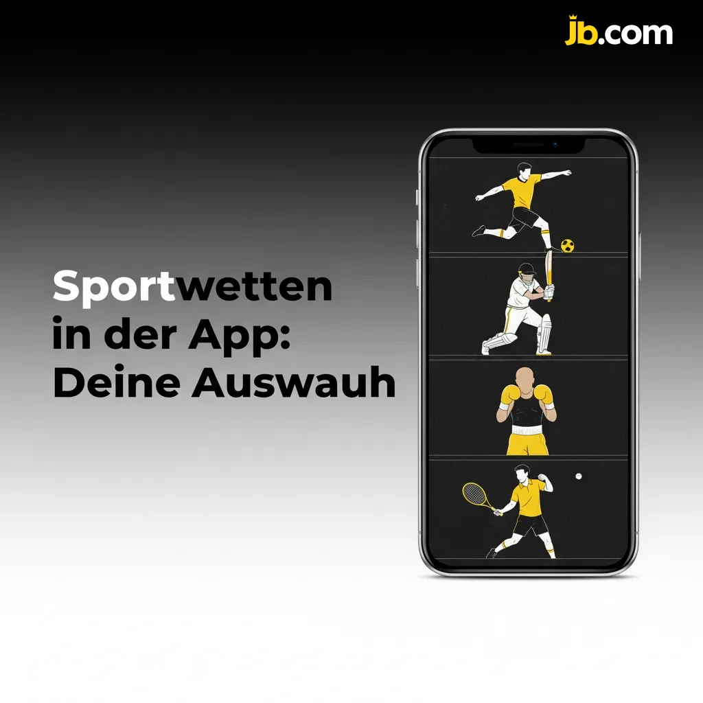 JB Casino App: Live- und Pre-Match-Wetten mit Echtzeitquoten; Auswahl Fußball, Tennis, Eishockey, Basketball u. mehr.