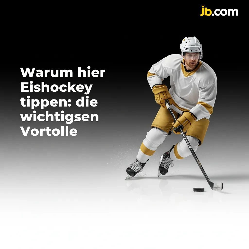Infografik: Vorteile Eishockeywetten bei JB Casino – breite Märkte, Live-Center, Filter, Kombiwetten, sichere Auszahlungen.