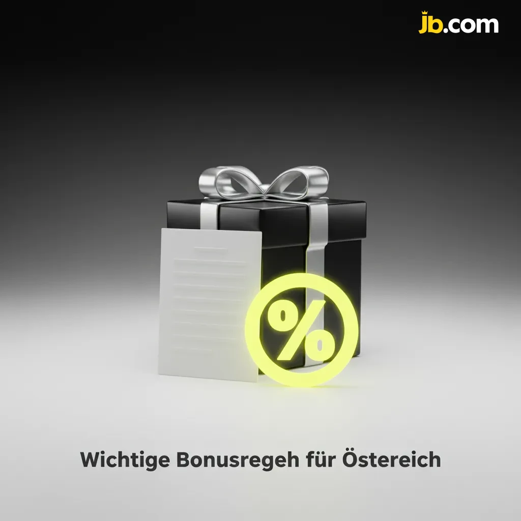 Infografik: Bonusregeln Österreich – ab 18, 1x pro Person/IP, Einzahlungs- und Bonuslimits, Umsatz- und Einsatzlimits