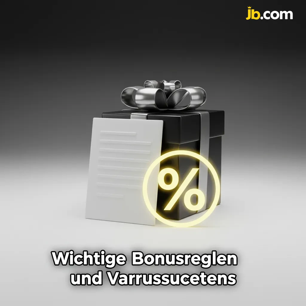 Infografik: Wichtige JB Casino Bonusregeln – 18+ AT, ein Konto/Bonus, Min.-Einzahlung 10 €, 35x Umsatz, Limits, Ausschlüsse