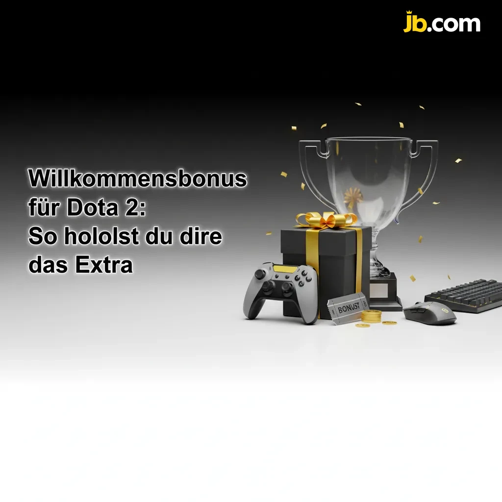 Banner zum Dota 2 Willkommensbonus bei JB Casino: bis zu 120% + 20 FB/400 FS, Anleitung zum Einlösen für Dota 2 Wetten.