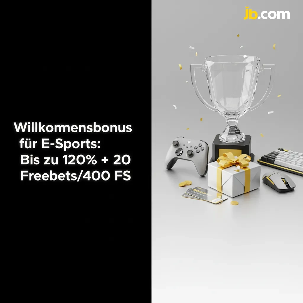 E-Sports Willkommensbonus: bis zu 120% + 20 Freebets oder 400 Freispiele. Schritte: registrieren, aktivieren, einzahlen