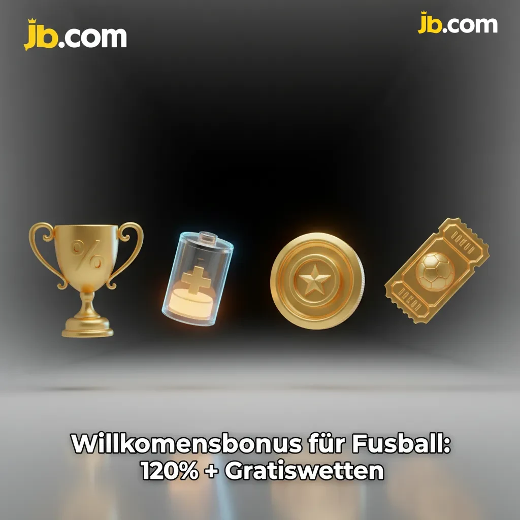 Willkommensbonus Fußball: 120% bis 250 €, 20 Gratiswetten, bis zu 400 Freispiele. Gilt pre-match & live ab 10 €.